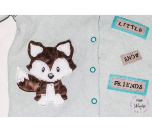 Stickdatei - Schneetiere Eisfuchs